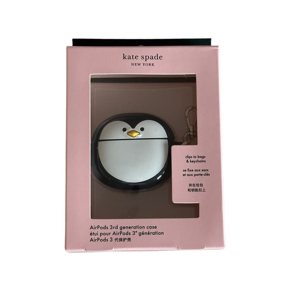 Kate Spade Morty Penguin  Airpods 3 rd Generation
